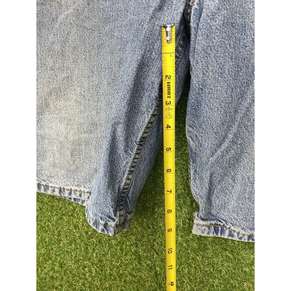Levis 569 Jean Shorts Mens 38 Workwear Denim Relaxed Fit Wide Leg Work Skater